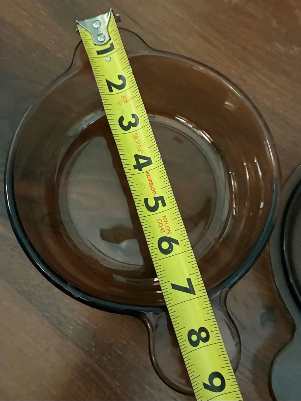 Vintage Corningware VISIONS AMBER GRAB IT BOWL WITH LID V240B Cookware